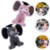 Cute Elephant Plush Toy With Graduation Hat Perfect Graduation Gift