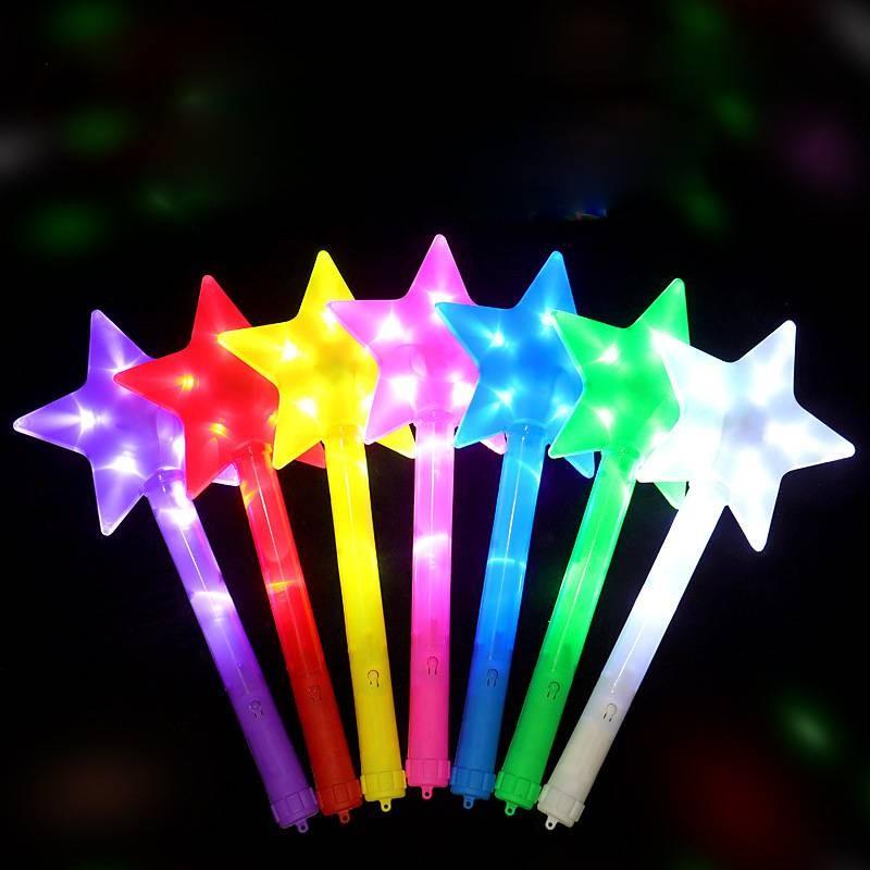 Five Star Pointed Glitter Stick Concert Prop Concert Light Stick Gifts Toys