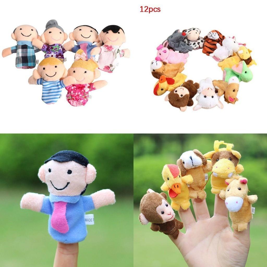 Colorful Cartoon Finger Puppets Doll Educational Toy For Kids And Family Activities