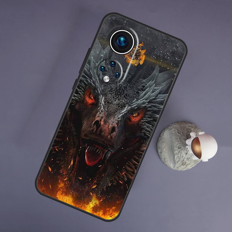 Dragon Cool Art For Huawei Honor Magic 5 Lite 70 50 X8 X9 a P20 P30 P40 P50 P60 Pro P Smart Nova 9 5T Case