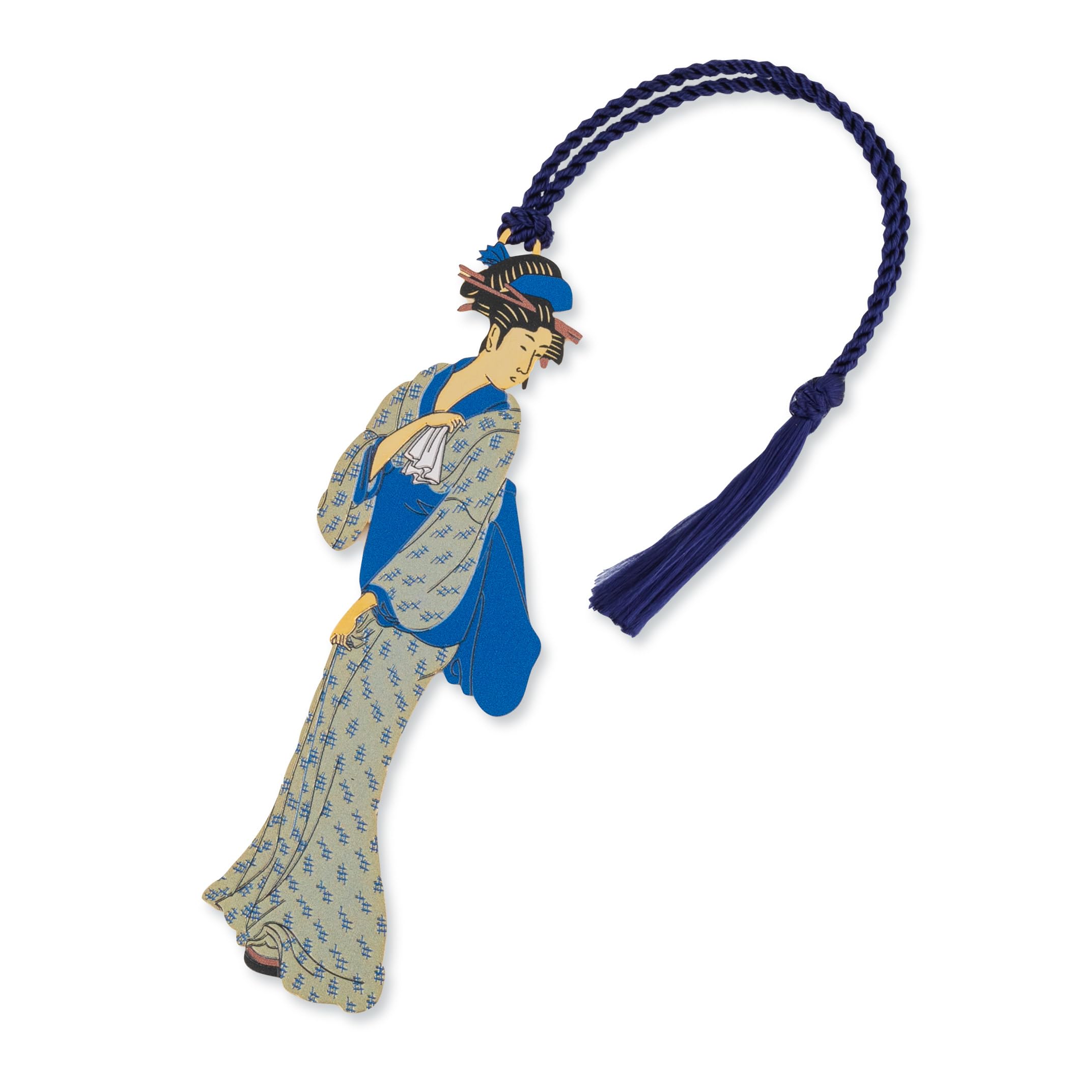 

Закладка металлическая Entropy Design Утамаро Вечерняя прохлада на Окавабате Сделано из небьющегося Известный японский Японский сувенир (Идущая гейша/Китагава