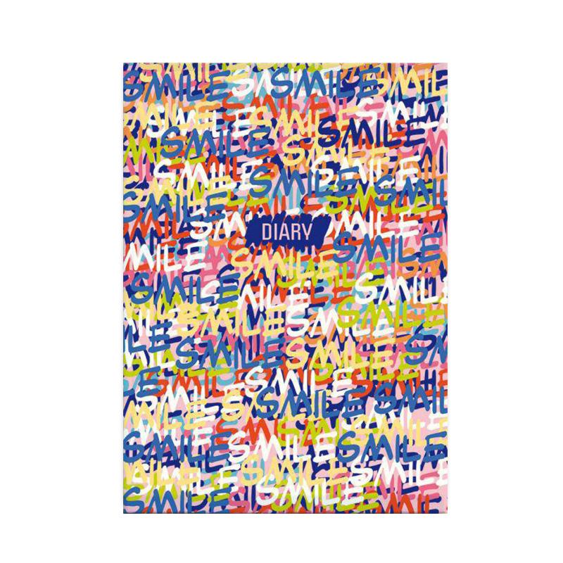 Abstrakte Graffiti-Kunst Bunte Herzen Posterdrucke Motivierendes Zitat Leinwandmalerei Wand Cuadros für Wohnzimmer Heimdekor