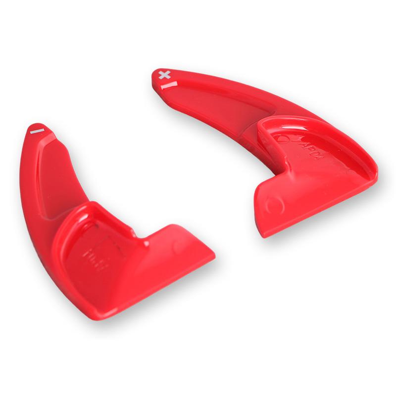 ABS Steering Wheel Shift Paddles Extended Decoration Trim For Jeep Grand Cherokee Dodge SRT Paddle Shifters Accessories красный