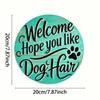 Funny Dog Sign Metal Wall Art Vintage Home Decor Pet Lover Gift