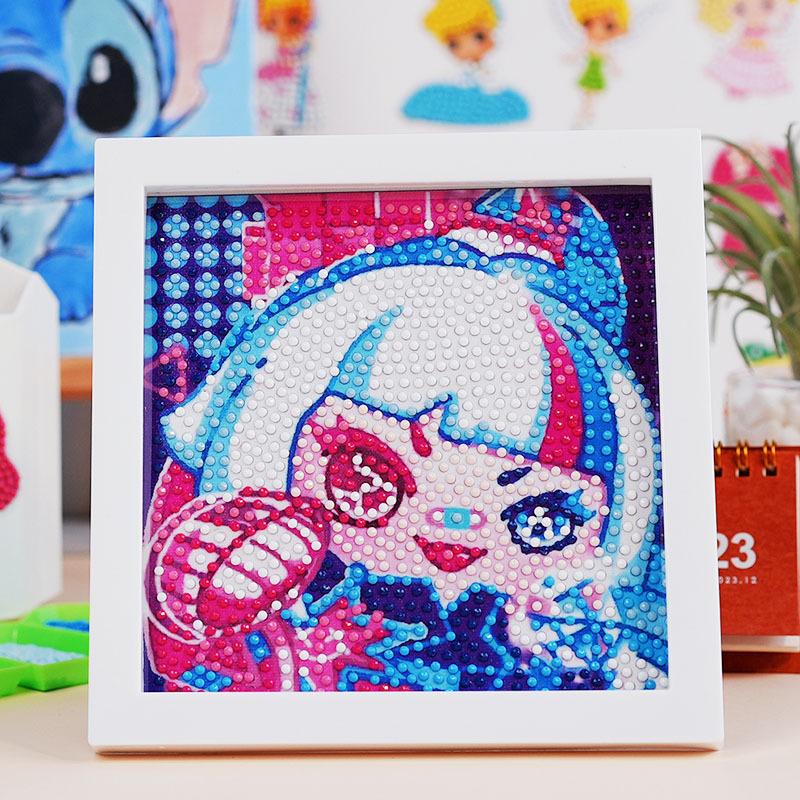 Children'S Diamond Painting Handmade Diy Masonry Painting Cartoon Diamond Sticker Bedroom Living Room Decorative Painting Photo Frame
