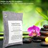 8 Couleurs   Sac Purifiant Charbon Actif Bambou Purificateur d'Odeur Désodorisant Voiture Gris