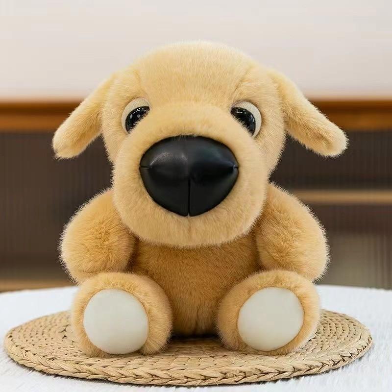 Large Head Dog Plush Toy Husky Soft Stuffed Animal For Kid Gift