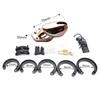Plastic Airplane Head Padlock Penis Cage Male Chastity Lock Device Adult Sex Toys