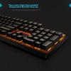Rapoo V500PRO Single Backlit Mechanical Keyboard, Wired Full-Size Gaming And Office Keyboard for Laptop, 104 Keys, Anti-Ghosting, Red Switches