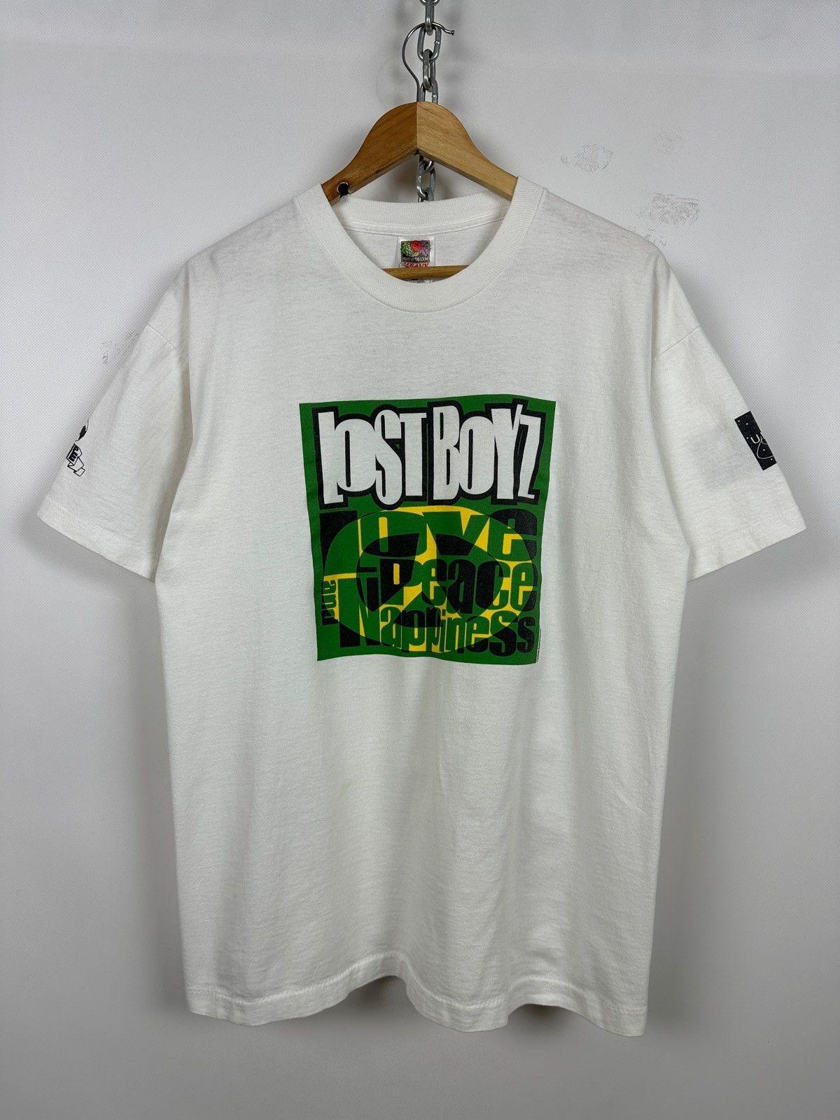 1997 Vintage Lost Boyz Love, Peace & Nappiness Band Size XL Unisex T-Shirt XXXL
