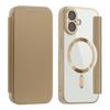 For iPhone 17 Case Compatible with MagSafe RFID Blocking Leather Phone Cover