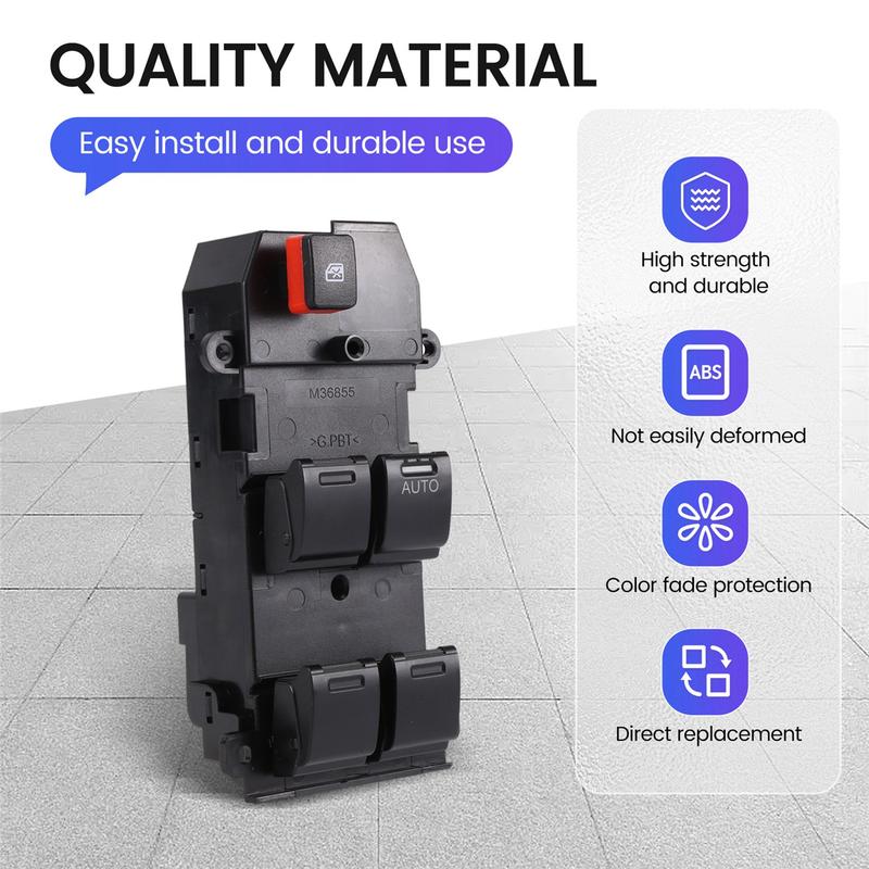 For Honda City 2009-2014 Power Master Window Lift Control Switch Front Right Driver Side RHD 35750-TM0-F01 -A13Z