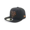 New Era KIDS5950 GIANTS YG TOKYO Last Size BLACK/BLK/ORG Cap, Orange/Black, 6.3/4