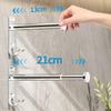 Foldable Clothes Hanger Storage Rack Wall-mounted Scalable Storage Racks New Balcony Drying Hook