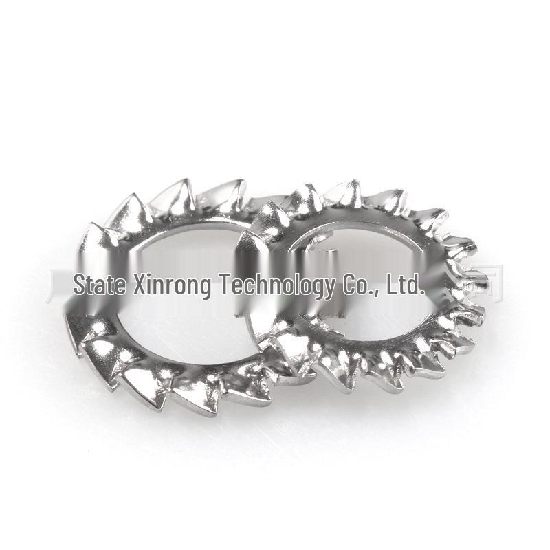 304 Stainless Steel Serrated Lock Washers - 300PCS Anti-Slip Daisy Set