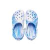 Crocs Classic Clog EVA Marble Pattern Unisex Footwear White Oxygen-Blue 206867-1FK