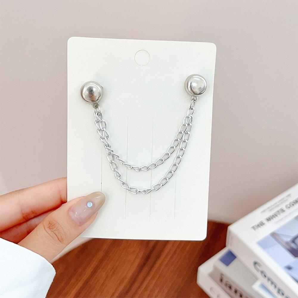 Zinc Zinc Alloy Magnetic Fixed Button Multi-Function Shorten Trouser Clip  Clothing Accessories