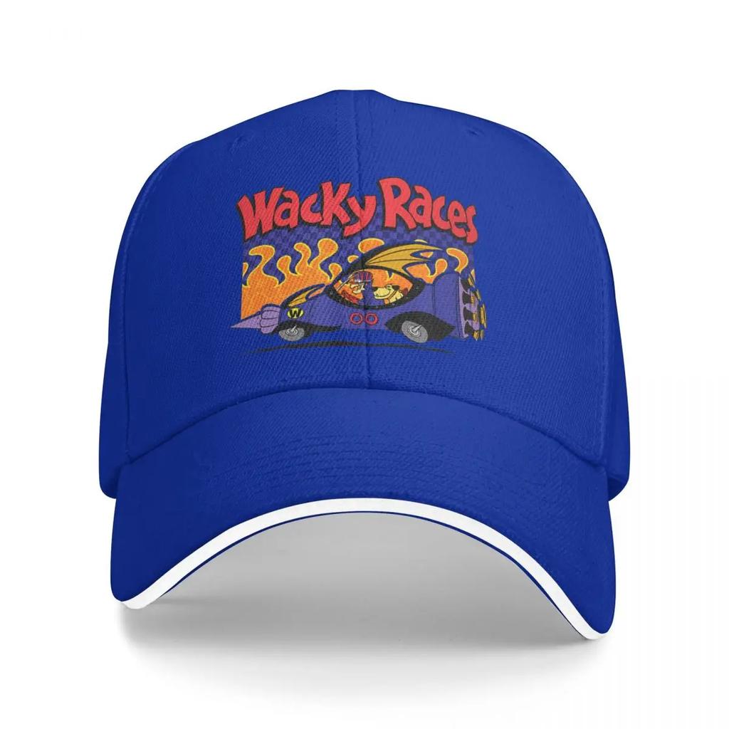Baseball Caps Unisex T-Shirt 60s Wacky Races Cartoon Customized Casual Unisex Women Summer Hats