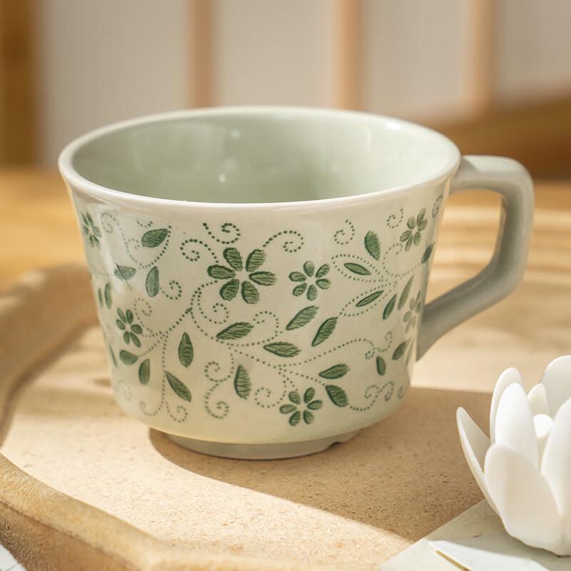 Shangqi Ice Crack Pattern Ceramic Coffee Mug