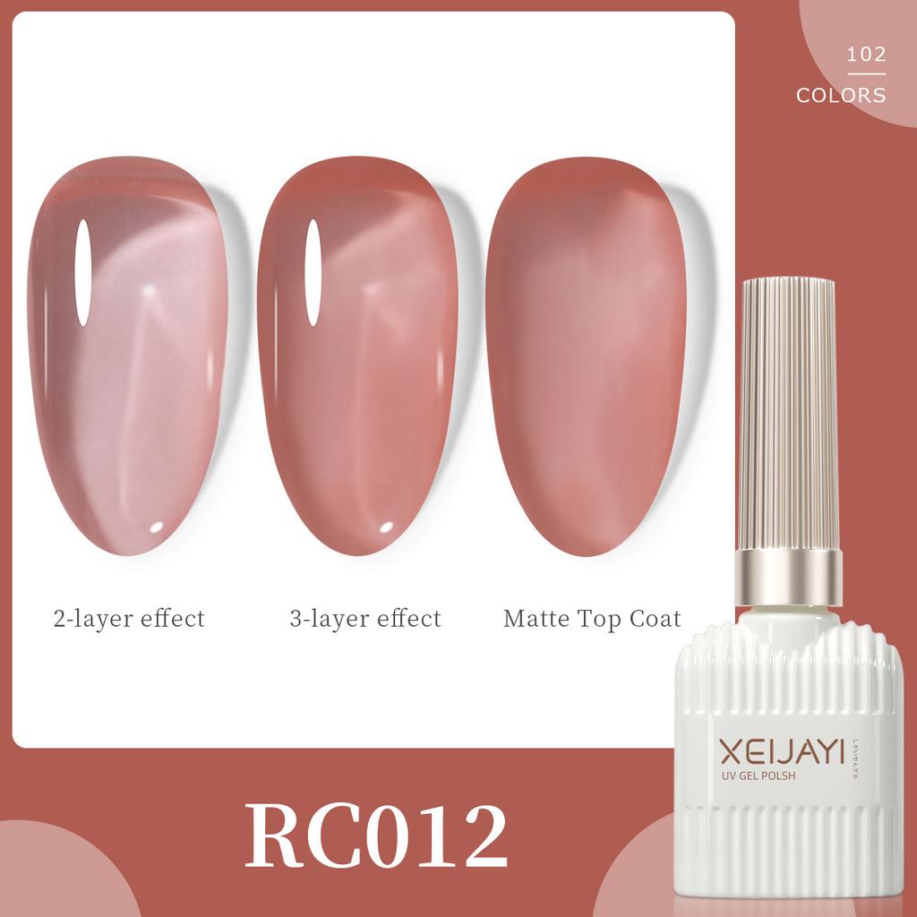 New Trendy 102 Colors of Long-lasting Gel Nail Polish for Women, Suitable for Professional Nail Salons.