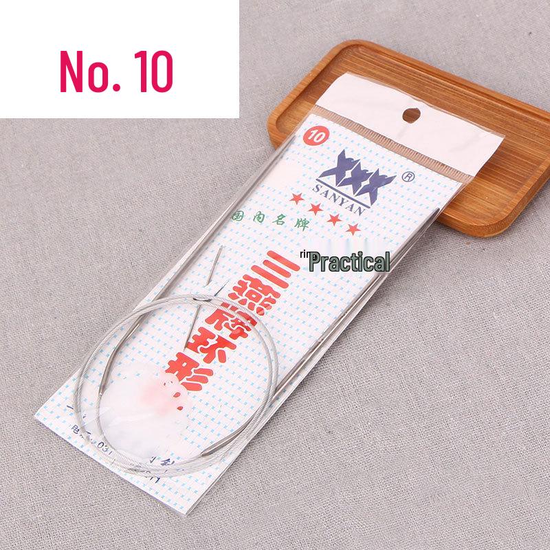 Stainless Steel Circular Knitting Needle Set for Wool Sweaters