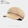 Duck Tongue Octagonal Hat Children'S Retro Light Board Newsboy Hat Showing Face Small Versatile Painter Beret