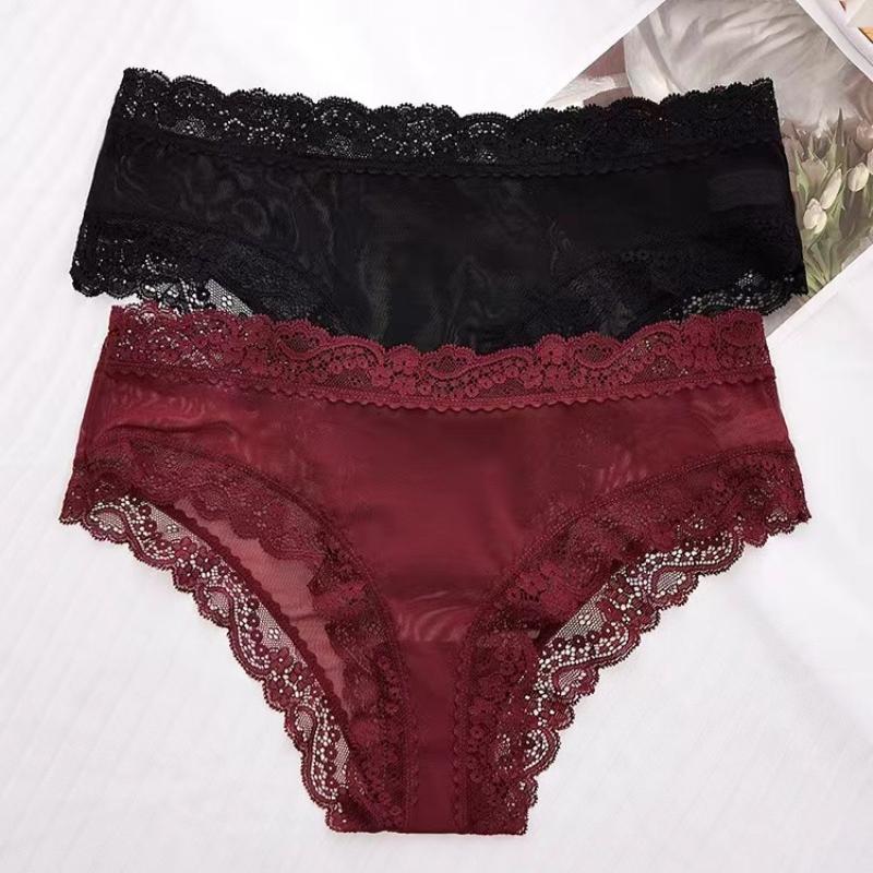 1 buc/SET Chiloți din bumbac Chiloți confortabili pentru femei Lenjerie de corp stil dantela S-XL Chiloți moi Chiloți pentru femei