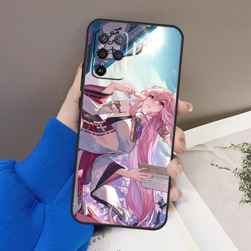 

Genshin Impact Yae Miko Case For Oppo A5 Pro A15 A17 A57 A77 A18 A38 A58 A78 A98 A94 A74 A54 A16 A76 A96 A40 A60 A80 OPPO A57s