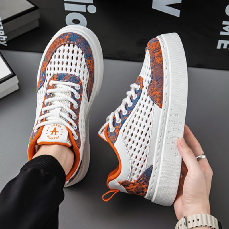 Men's Summer Breathable Mesh Thick-soled Sneakers Comfortable and Versatile Sports Casual Shoes