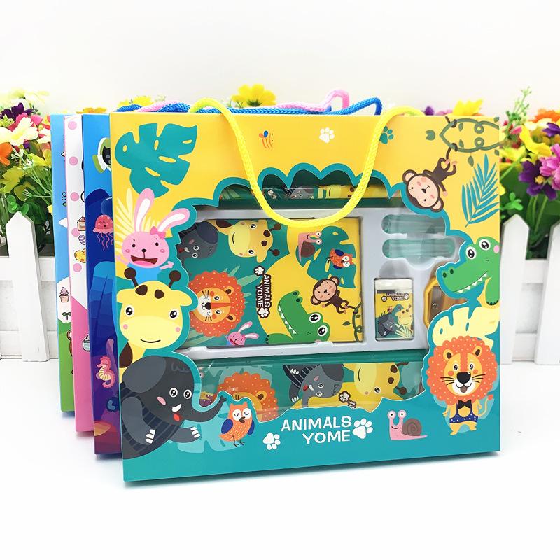 Children's Cartoon Stationery Set: Kindergarten Prizes and Graduation Gifts