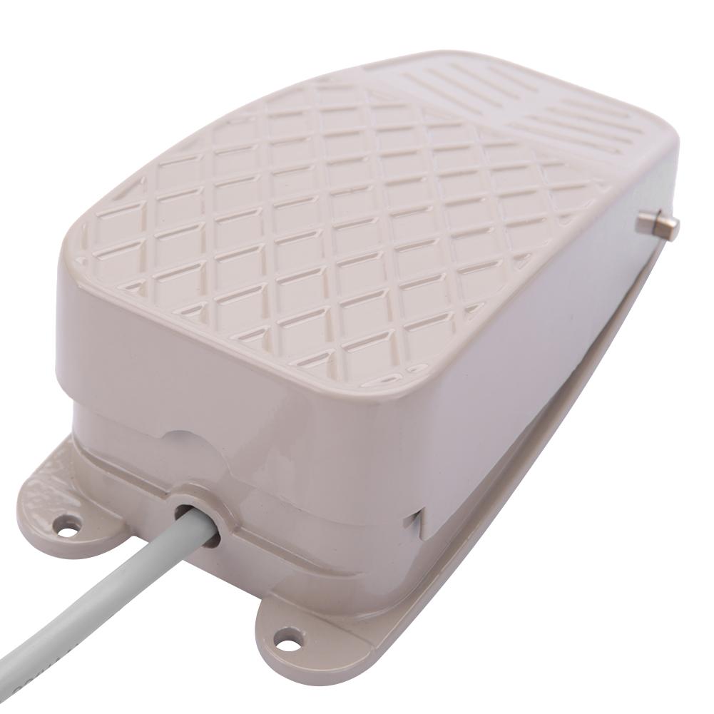 TFS-3 Rutschfester Aluminiumlegierungs-Elektrofußschalter AC 250V 10A SPDT