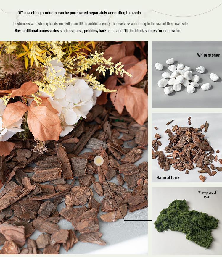 Retro Pastoral Artificial Autumn Flowers for Home, Hotel, Mall, and Outdoor Decor