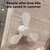 No Punching Small Fan Small Toilet Cooling Fan Artifact Toilet Small Fan  Squatting Pit