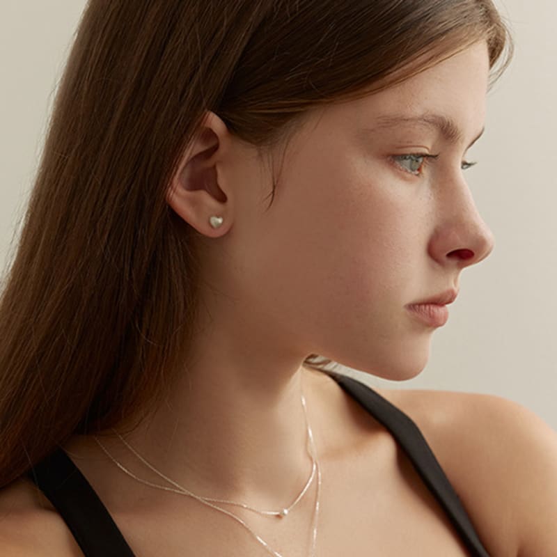 Life MINI Heart Earring