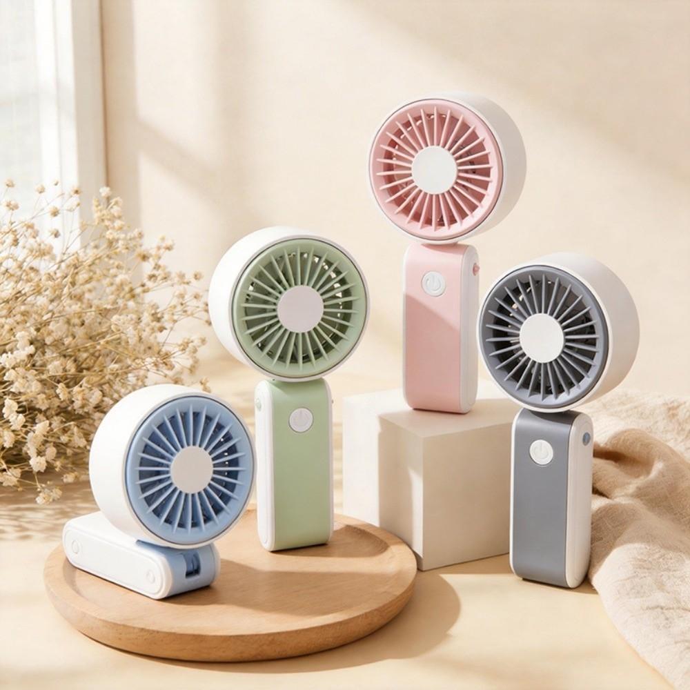 Foldable Handheld Mini Fan 3 Speeds Personal Cooling Fan for 3.7V500MAh Summer