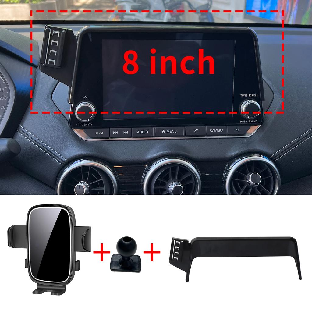 Custom Phone Mount for Nissan Altima L34 2019-2025 (8/7 Inches) – Dashboard Screen Mount Without