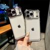 Luxury Plating Transparent Shockproof Phone Cases For Apple iPhone 17 Air 16 15 14 Plus 13 12 11 Pro Max X XR XS Max Soft Cover
