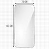 2x Tempered Glass for Vivo V70 5G, ERBORD 9H Hard Glass, glass