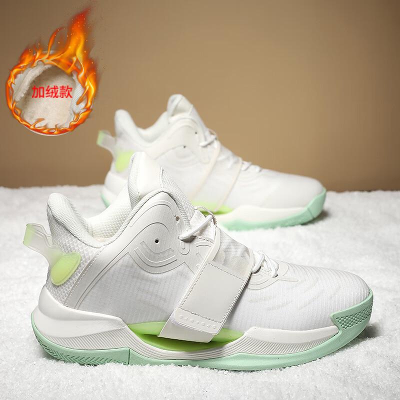 Splash 5th generation basketball shoes men's luminous winter velvet cotton female students children's sports shoes women's actual combat sneakers m