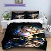 Goku Patterned Pillowcase & Duvet Cover Set Anime Popular Pattern Bedding for Bedroom Decoration Gift for Lovers.-TING