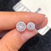 Daily Stud Earrings Female Dazzling Zirconia Jewelry for Engagement Graceful Women Shinning Versatile Accessories Gift