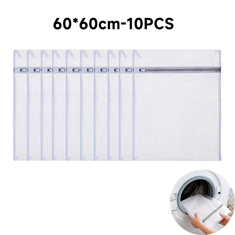 1-20Pcs Mesh Laundry Bag Polyester Laundry Wash Bags Coarse Net Laundry Basket Laundry Bags for Washing Machines Mesh Bra