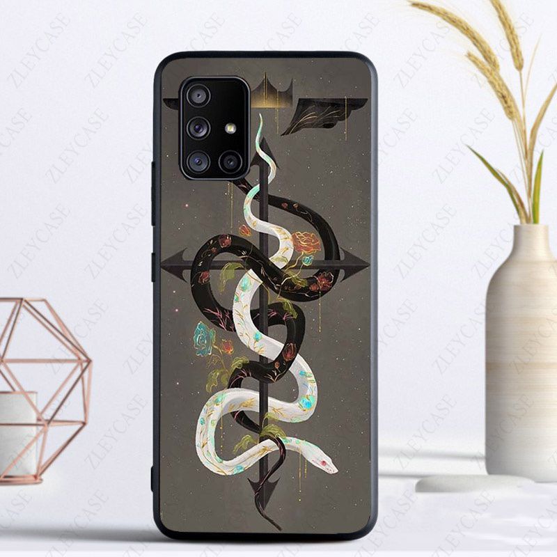 

Чехол для телефона с цветочным драконом и змеей для Samsung Galaxy A32 A12 A52 A22 5G A11 A21S A50 A10S A20E A30S A40 A51 A70 A71 A53 Galaxy A53 5G