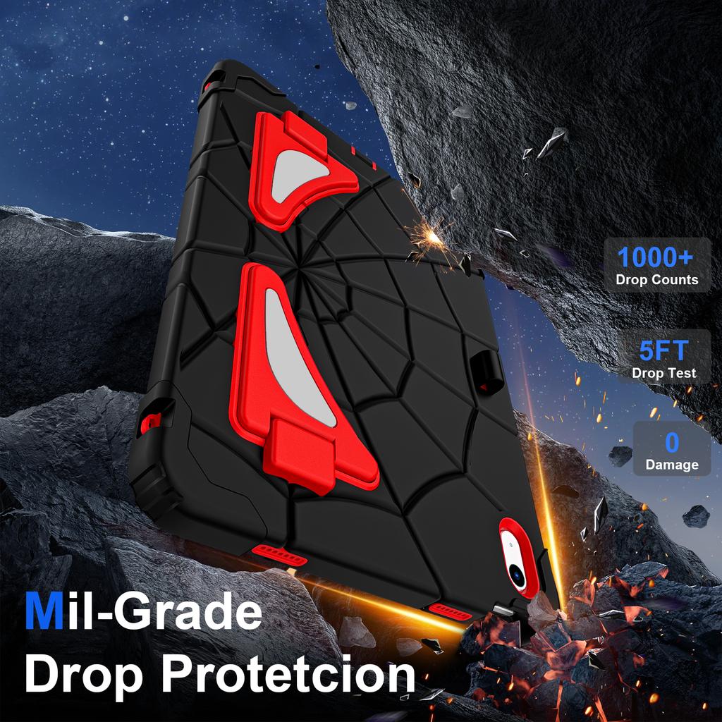 Tablet Protective Case Spider A1 Model Is Suitable for iPad A16 11Th ()/Ipad 10.9 10Th () with Stand 10 Colors Available