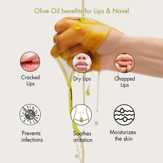 Pink Woolf Olive Oil for Hair & Skin | Pure Cold-Pressed | Nourishes & Hydrates | 2 Bottle Pack