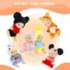 12Pcs Mini Simulation Reborn Doll Toy Cute Sleeping Baby Series Reborn Doll Kawaii Cartoon Animal Toy Children's Gift