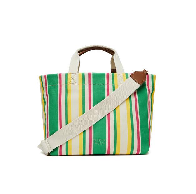 Сумка PINKO Shopping Bag Medium PE 25 PLTT 104753 A2G5 зелёный