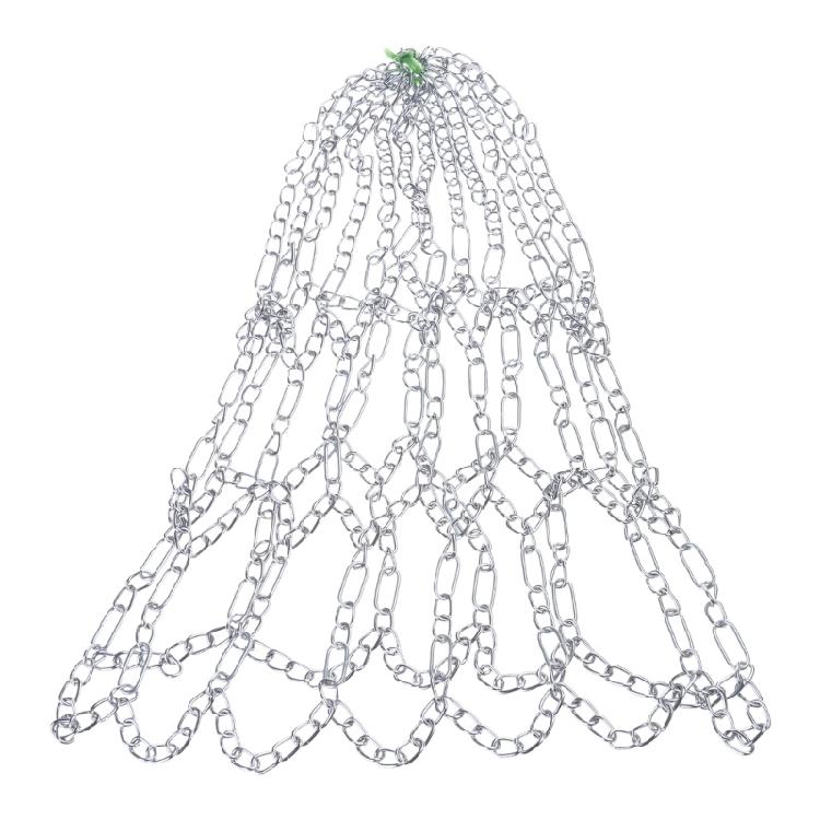 Heavy Duty Metal Chain Basketball Net Standard Braided Metal Chain Basketball Net Goal Training Basketball Net