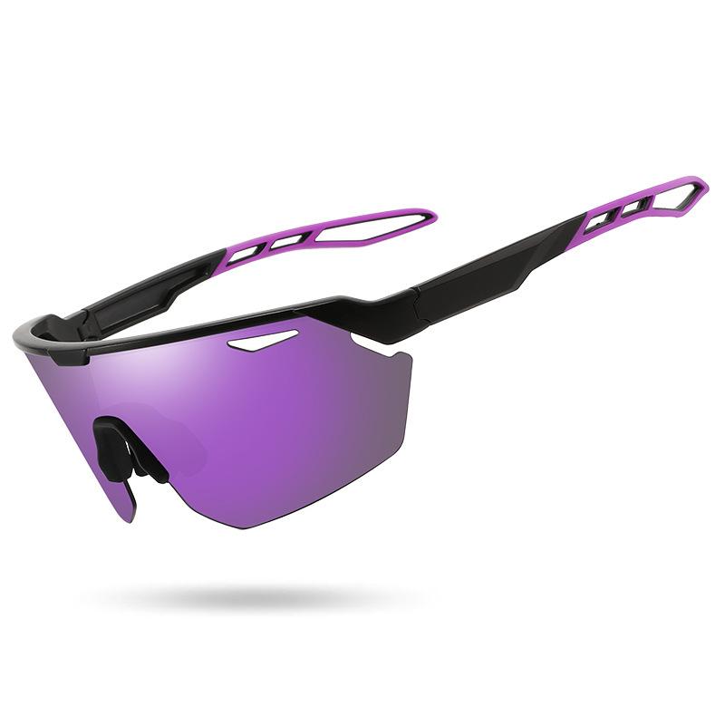 New European American Men's Outdoor Sports Sunglasses Goggles Women's Colorful UV Resistant Glasses Cycling