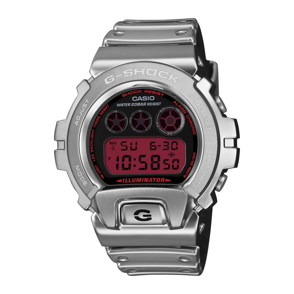 Casio G-Shock GM-6900YRA-8JF Erkek Gümüş Saat - Orijinal Japon Modeli, Dayanıklı Darbeye Dayanıklı Kol Saati